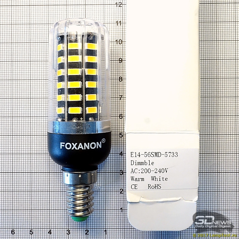 Foxanon E14 5W Warm 3-level dimmer