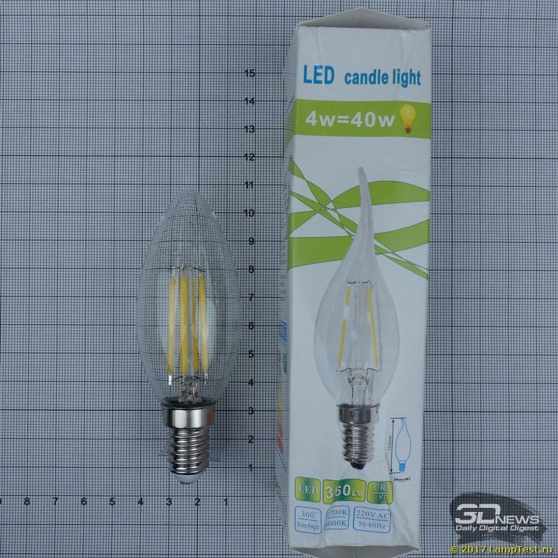 AGitex Filament E14 8W