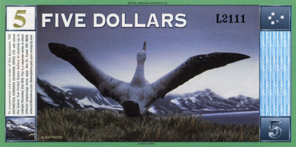 Самая редкая валюта в мире – антарктический доллар.