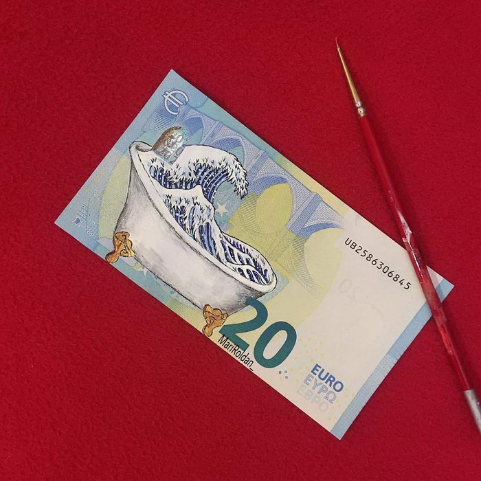 Художник Мари Ролдан воссоздает знаменитые картины на Евро