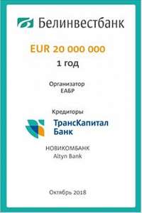 Банк ТКБ принял участие в синдицированном кредите для Белинвестбанка (Беларусь)