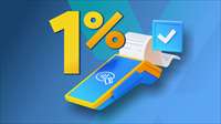 Акция для бизнеса: эквайринг с комиссией 1%